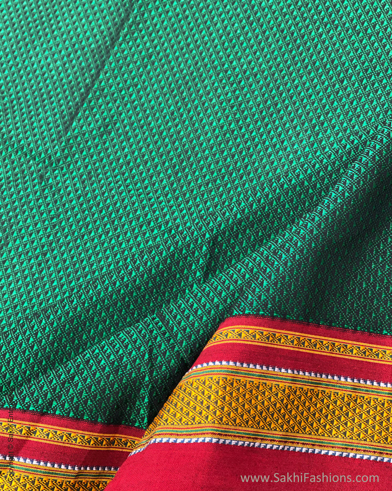 BL-F40682 Green Jacquard Fabric