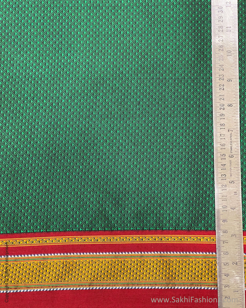 BL-F40682 Green Jacquard Fabric