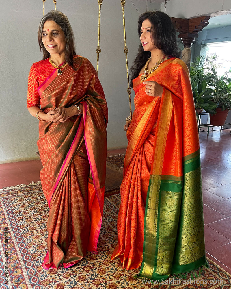 EE-S41479 Green Kanchi Saree
