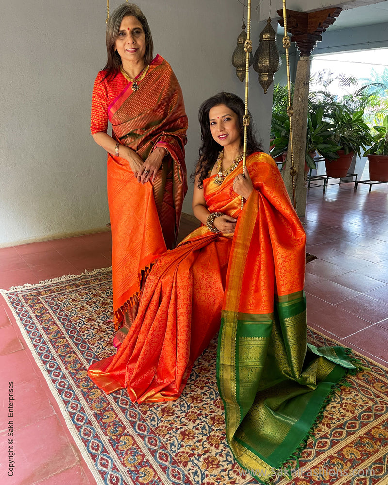 EE-S41479 Green Kanchi Saree