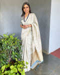 EE-S39306 Blue Tussar Linen