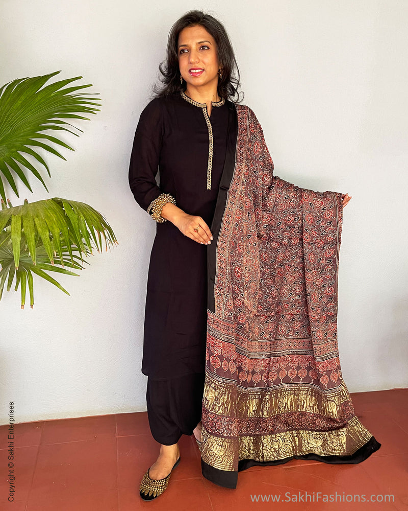 EE-S40075 Ajrakh Dupatta