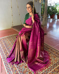 EE-S41476 Jamun Kanchi Saree