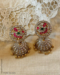 ASDS-41951 Silver Jhumka Earring