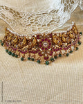 ASDS-41940 Silver Gold Choker