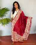 EE-S37260 Batik Red Dupatta