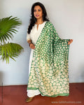 EE-S37262 Batik Green Dupatta