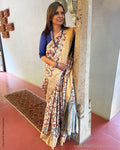 EE-S41482 Tie-Dye Kalam Tussar