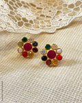 ASDS-41956 Silver Navrathan Earring