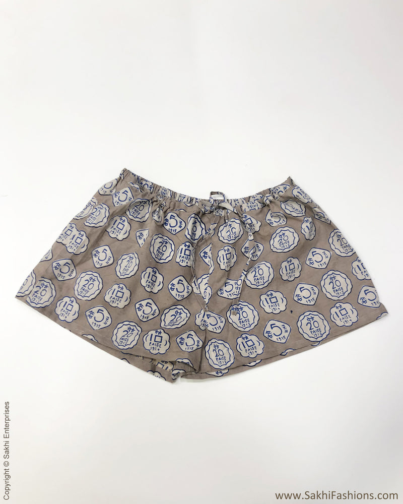 EE-S2105234 Grey Coin Shorts