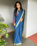 EE-S42909 Blue Kota Saree
