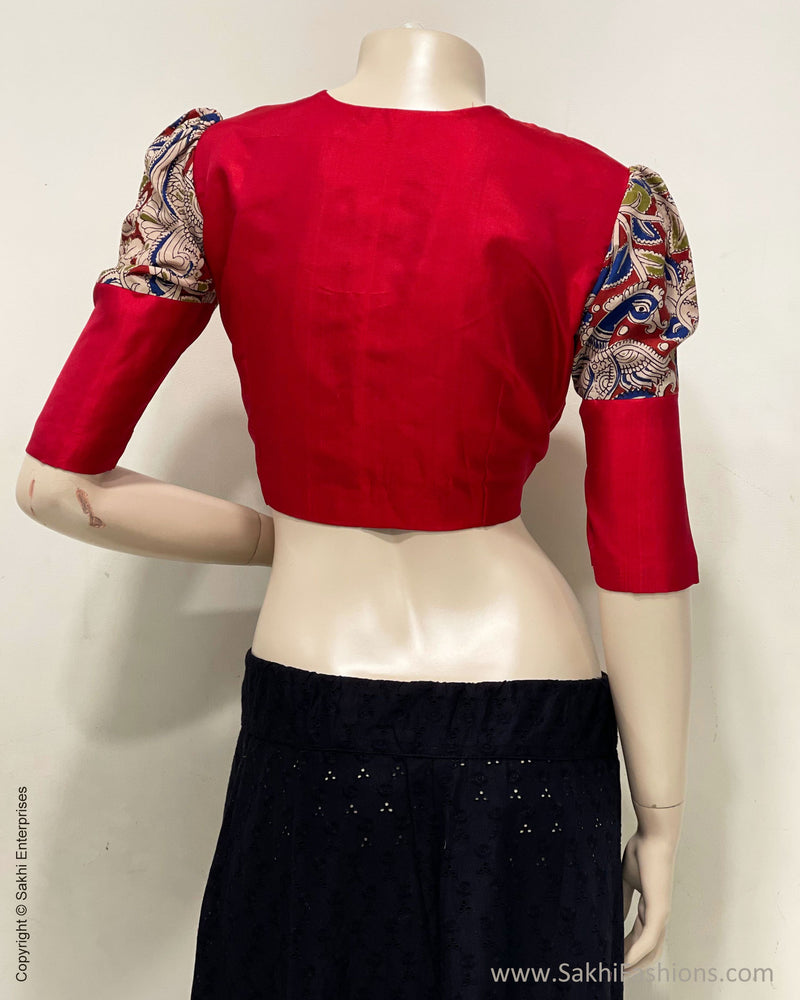 BL-R32828 Red Kanchi Blosue