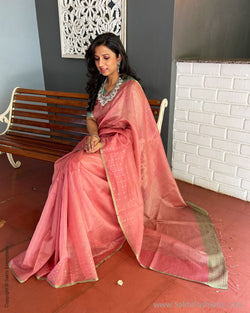 SARI様 EE-S40078 Pink Kora Sari – sakhifashions