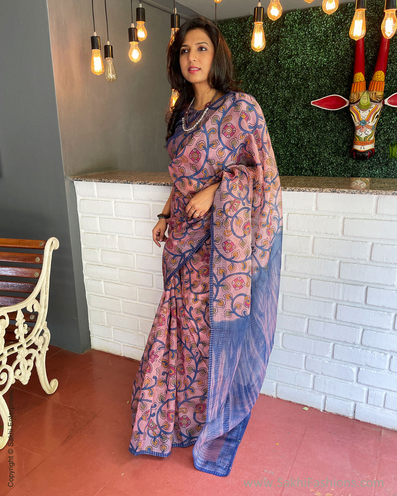 EE-S43555 Organza Kalam sari