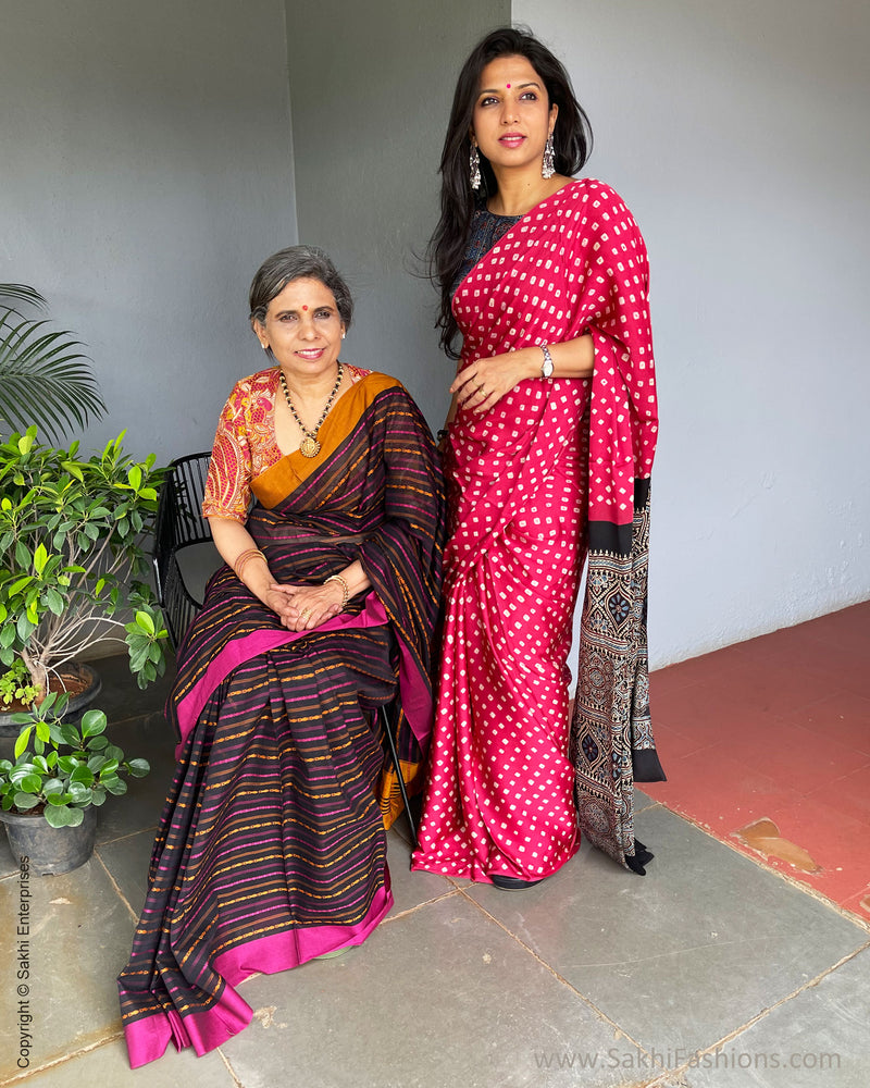 EE-S42525 Karnataka cotton saree