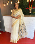 EE-S42883 Cream Chanderi