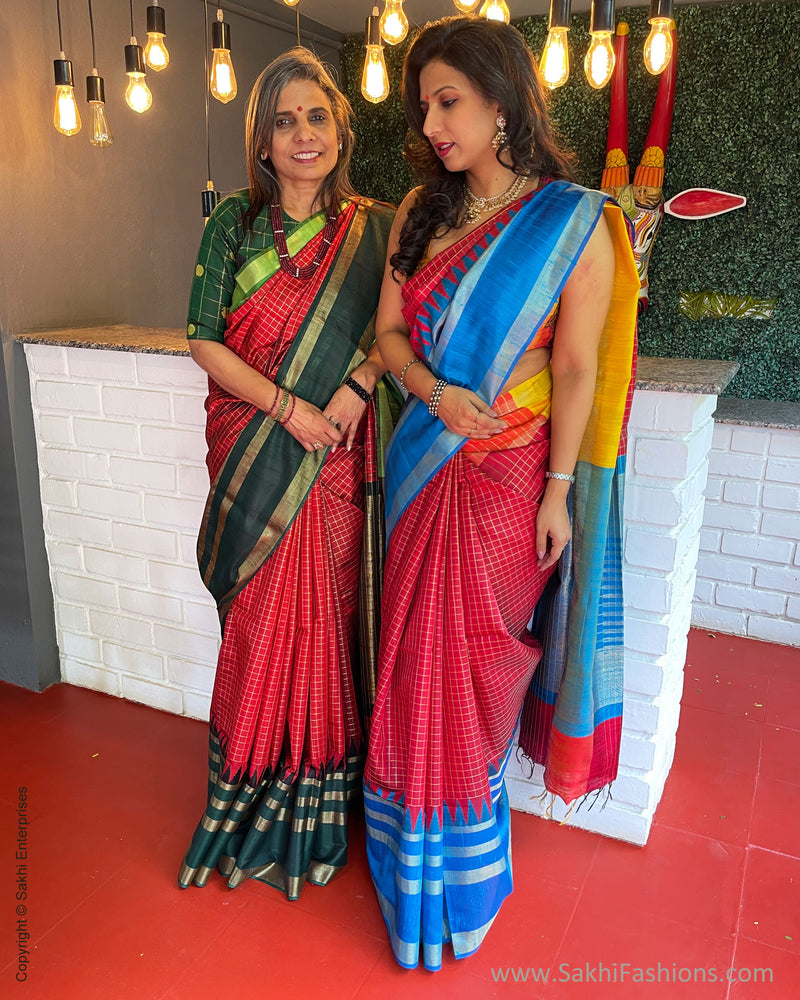 EE-S46140 Raw silk saree