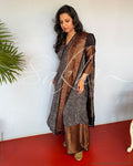 EE-S46350 Black Saree Dress