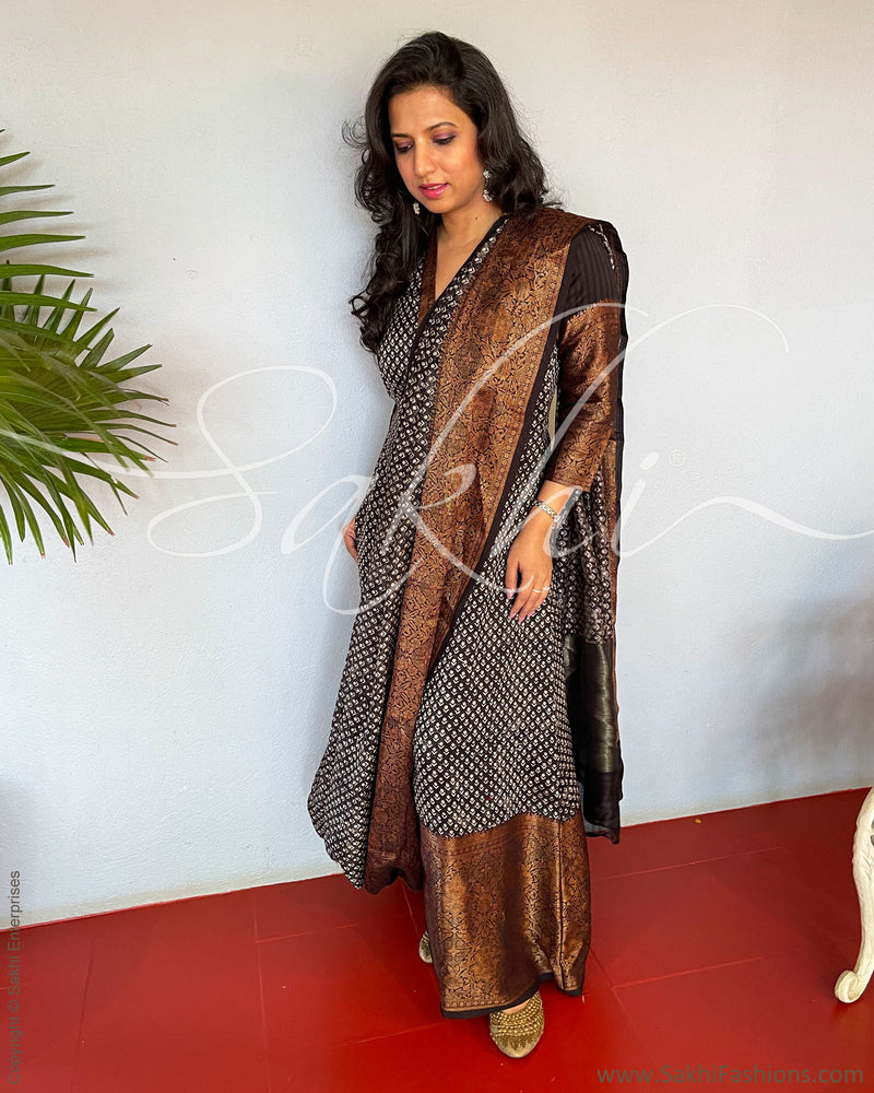 EE S46350 Black Saree Dress sakhifashions
