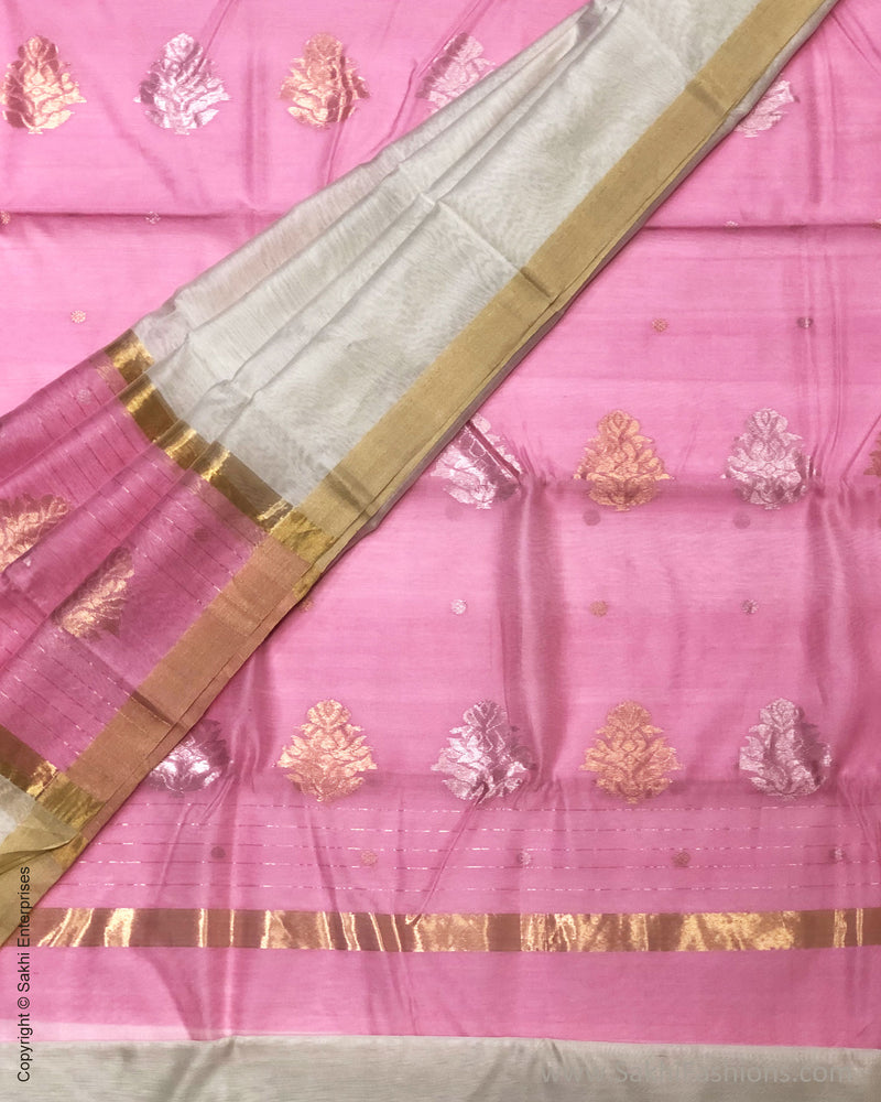 DP-S25700 Pink Chanderi Salwar set