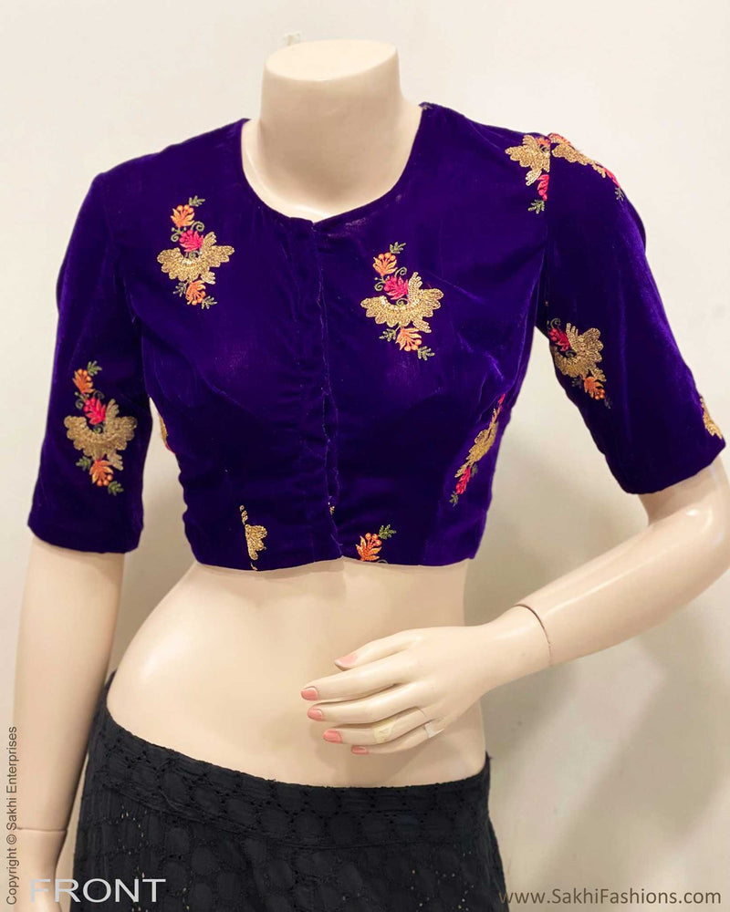 BL-R48106 Velvet Blouse