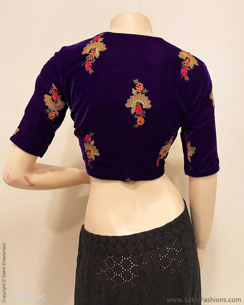BL-R48106 Velvet Blouse