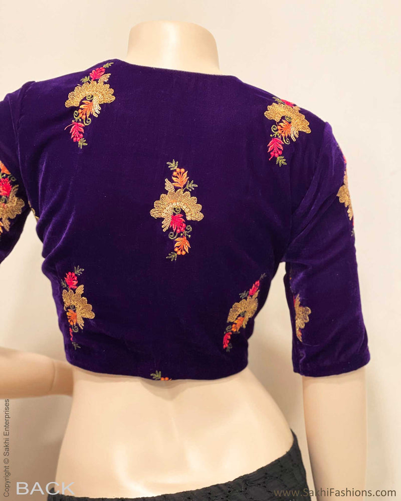 BL-R48106 Velvet Blouse
