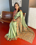 EE-S47361 Green Kanchi Cutwork