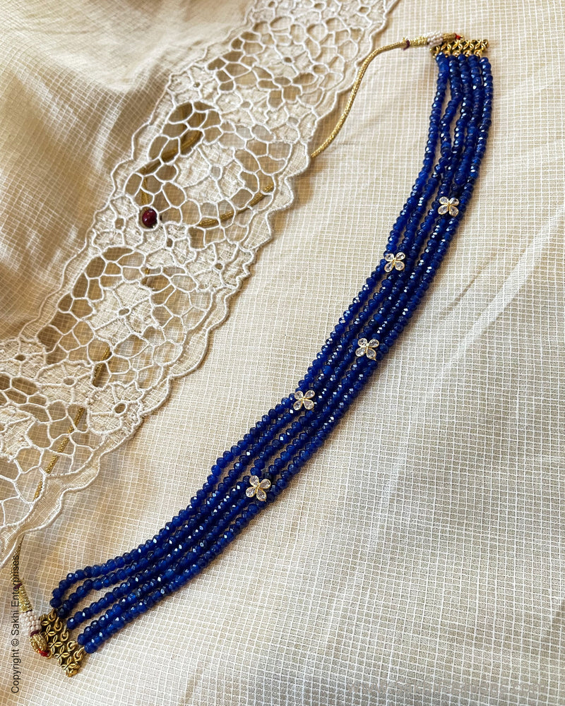 AGDS-49592 Blue Gold Choker