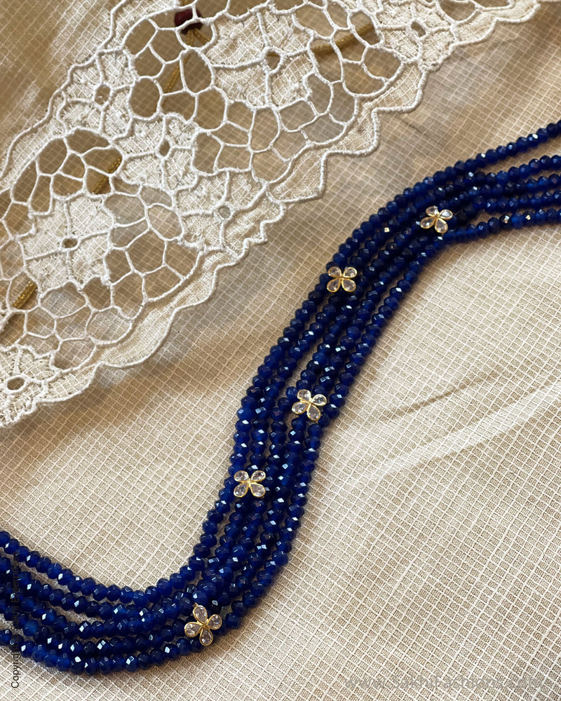 AGDS-49592 Blue Gold Choker