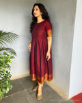 EE-S49569 Maroon Dress