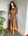 EE-S49661 Brown Dress