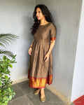 EE-S49660 Brown Dress