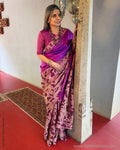 EE-S49112 Purple Kanchi Cutwork