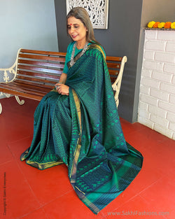 EE-GS46930 Green Rajkot Sari