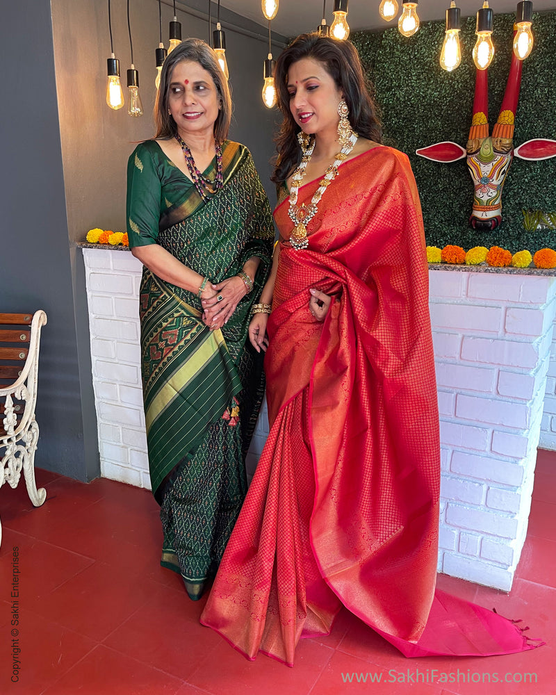 EES46930 Green Rajkot Sari sakhifashions