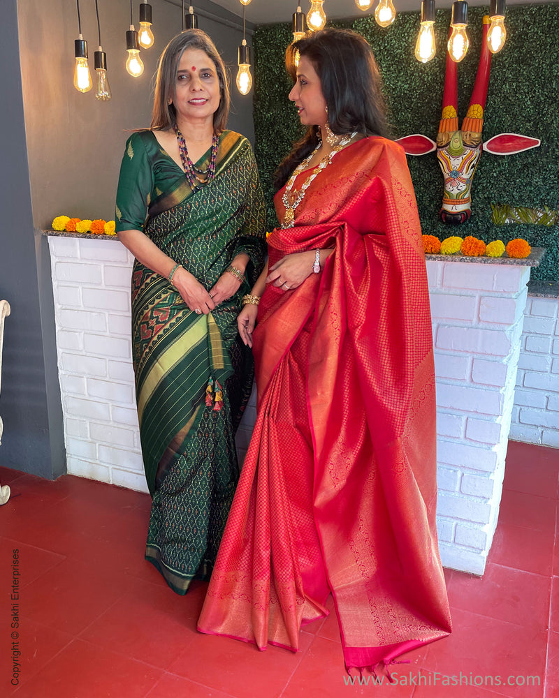 EES46930 Green Rajkot Sari sakhifashions