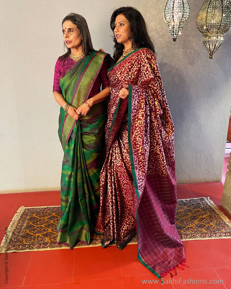 EE-S48675 Copper Kanchi Sari