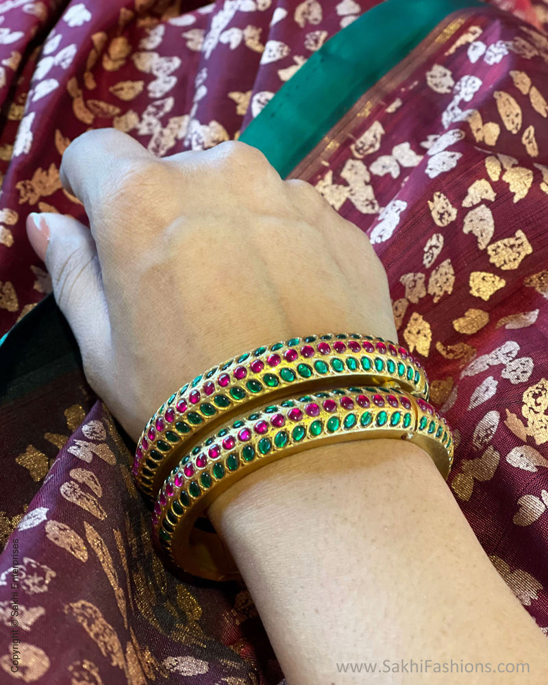 EE-S48675 Copper Kanchi Sari