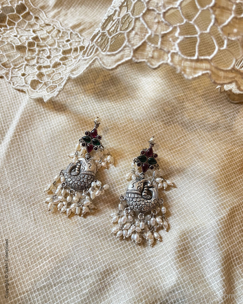 ASDS-52427 Silver Earring
