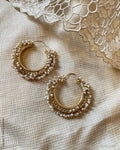 ASDS-52432 Silver Gold Hoops