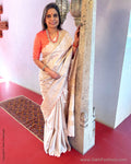 EE-S53122 Tussar scallop Sari