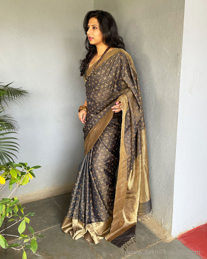 EE-S52209 Black Kutch Sari