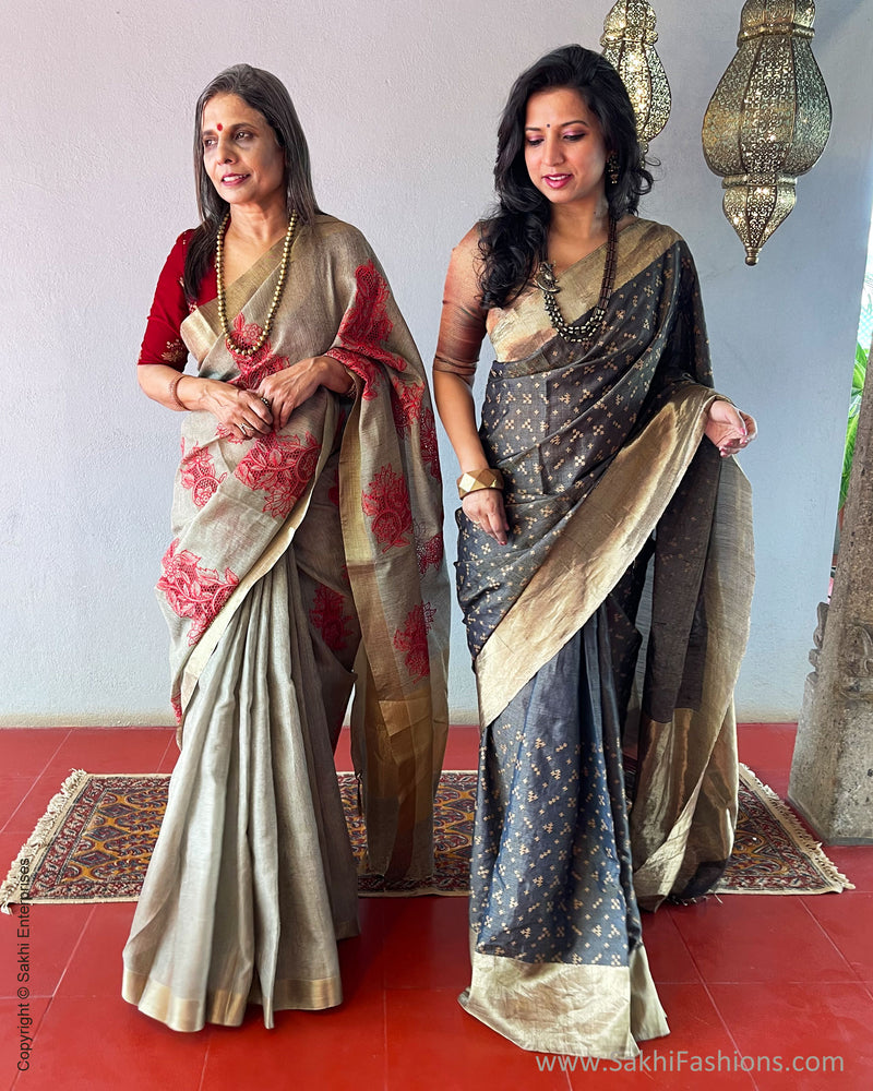 EE-S52209 Black Kutch Sari
