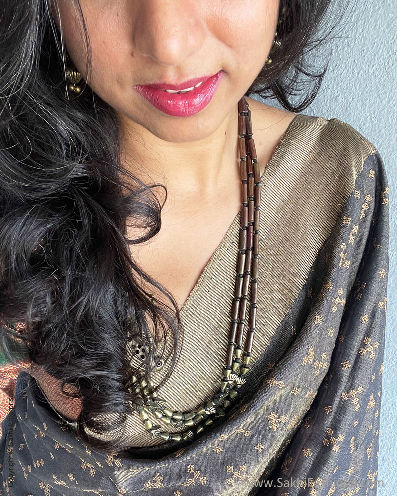 EE-S52209 Black Kutch Sari