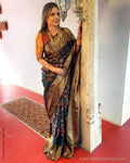 EE-S53225 Kalamkari Kanchi Silk