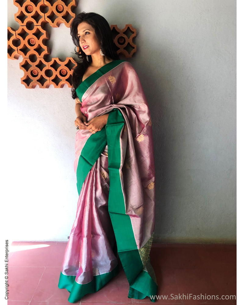 EE-S33918 Tissue Tussar Sari