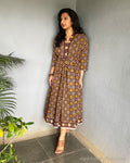 EE-S54407 Ikath Print Dress