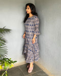 EE-S54408 Ikath Print Dress