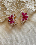 AS-S55167 Flora Ruby earring